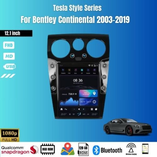 Bentley Continental 2003-2019 Tesla Style Android Head Unit